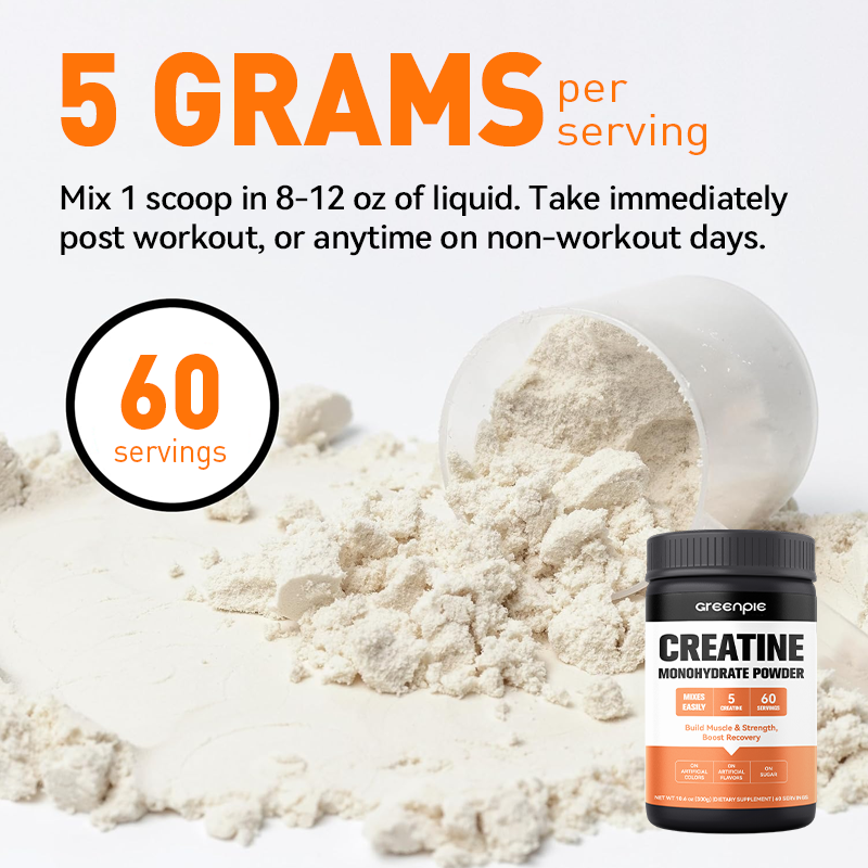 Vegan Creatine Powder Factory - OEM Sugar Free Vanilla Strawberry Flavor