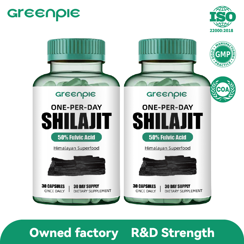 Shilajit Capsules Factory - OEM Fulvic Acid Energy Support Capsules