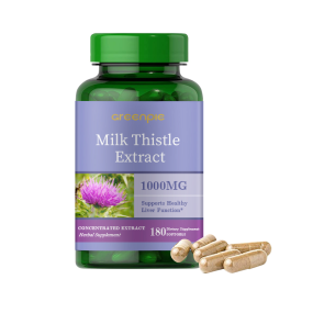 Milk Thistle Capsules Factory - OEM 1000mg Silymarin Liver Function