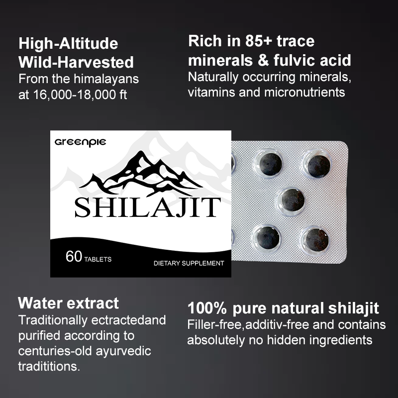 Shilajit Tablets Factory - OEM Himalayan Fulvic Acid Joint Support