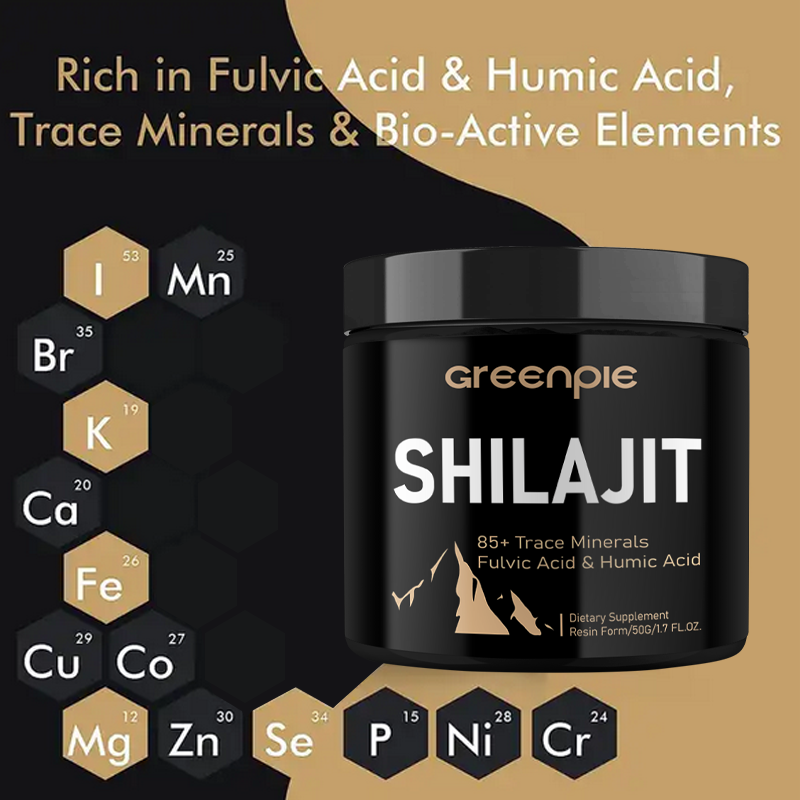 Shilajit Supplement Factory - OEM Fulvic Humic Acid Trace Minerals