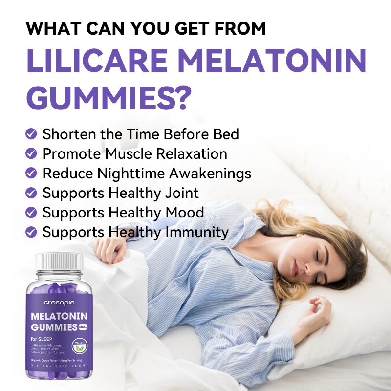 Melatonin Gummies Supplier - OEM Organic Grape Flavor Sleep Aid