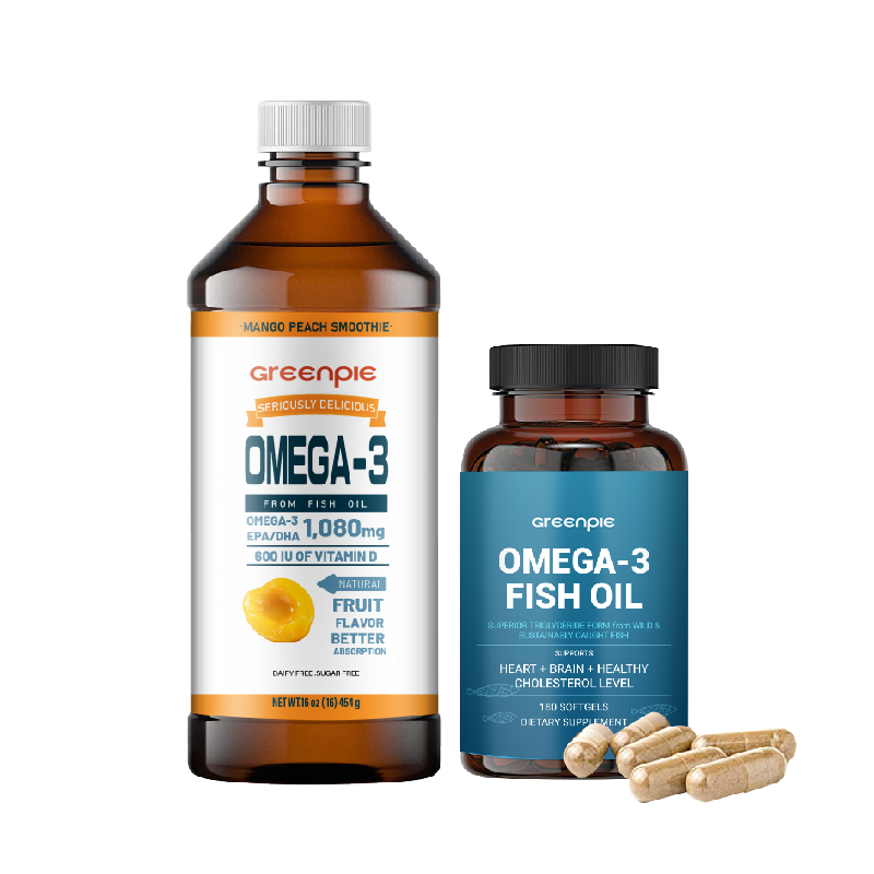 Omega-3 Liquid Manufacturer - OEM EPA DHA Vitamin D Supplement