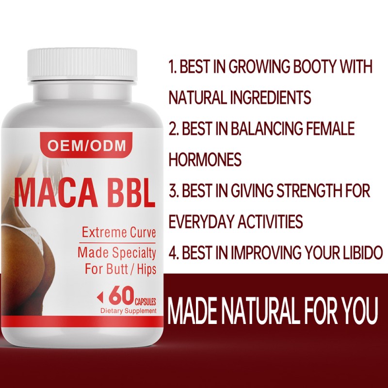 Maca Capsules Supplier - OEM BBL Natural Dietary Supplement