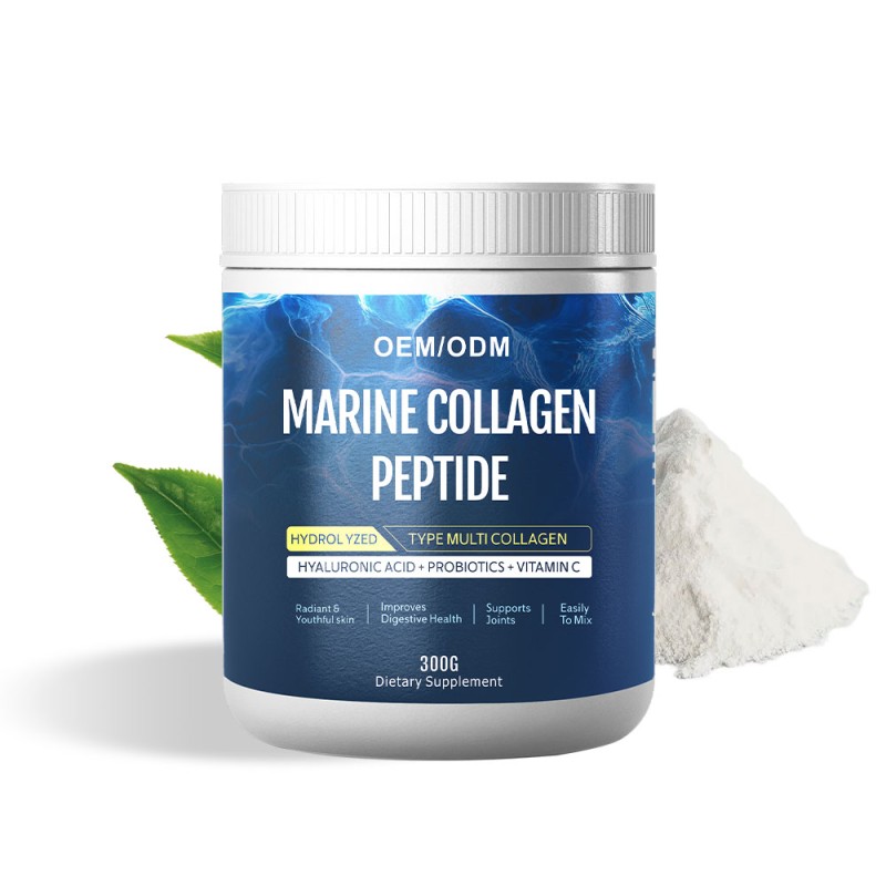 Hydrolyzed Collagen Powder Factory - OEM Marine Peptide Vitamin C Supplement