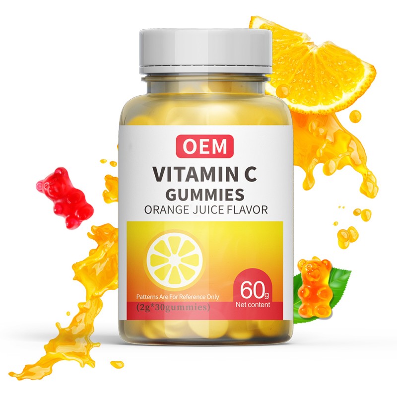 Vitamin C Gummies Factory - OEM 60g Dietary Supplement Soft Candy