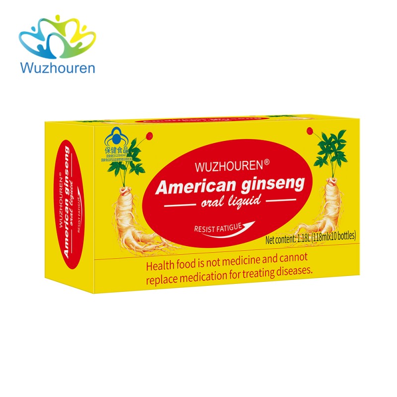 American Ginseng Oral Liquid Factory - OEM Anti-Fatigue Relief Energy Drink