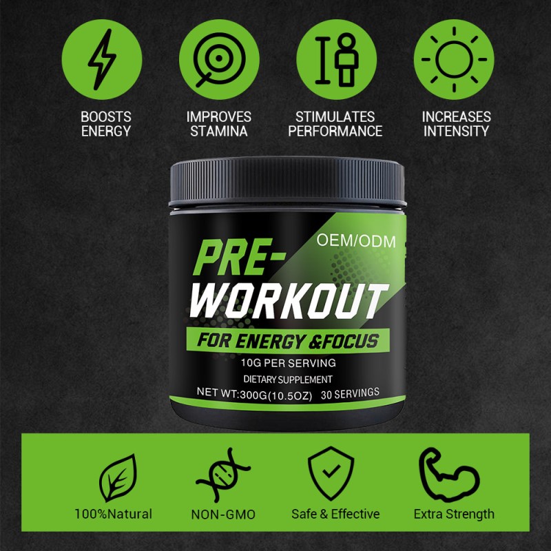 Pre-Workout Powder Manufacturer - OEM Bodybuilding Energy Endurance Booster