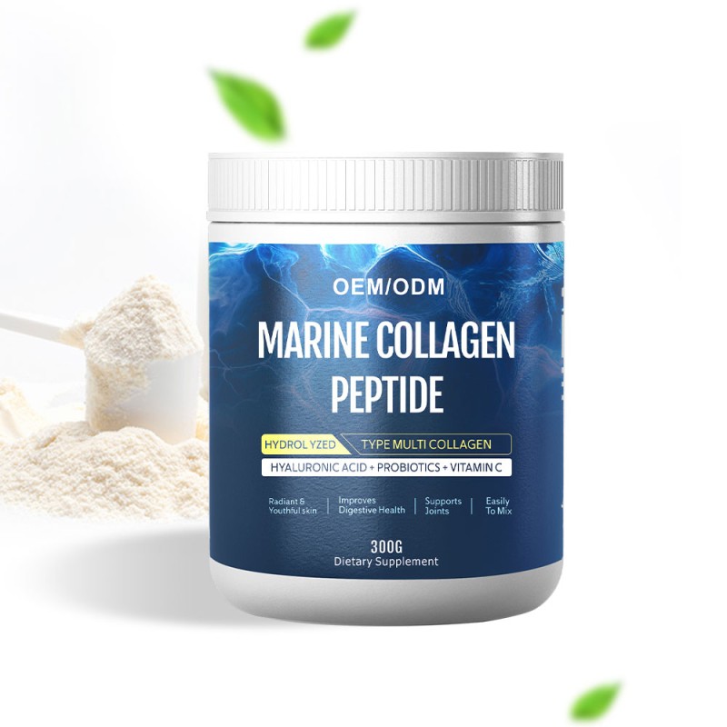 Hydrolyzed Collagen Powder Factory - OEM Marine Peptide Vitamin C Supplement