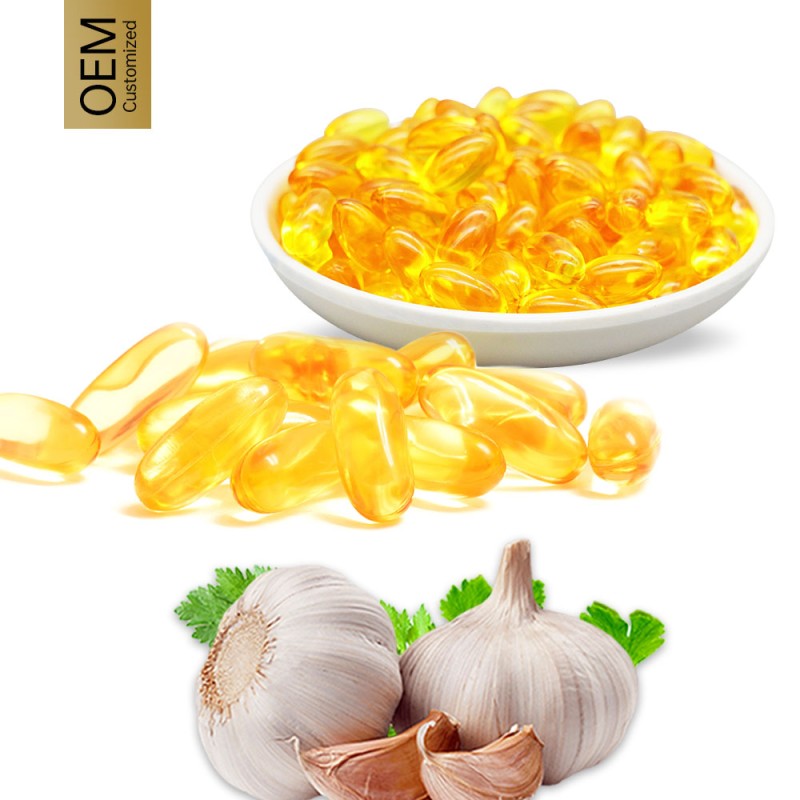 Garlic Oil Softgels Supplier - OEM Allicin Sterilization Softgel Capsules