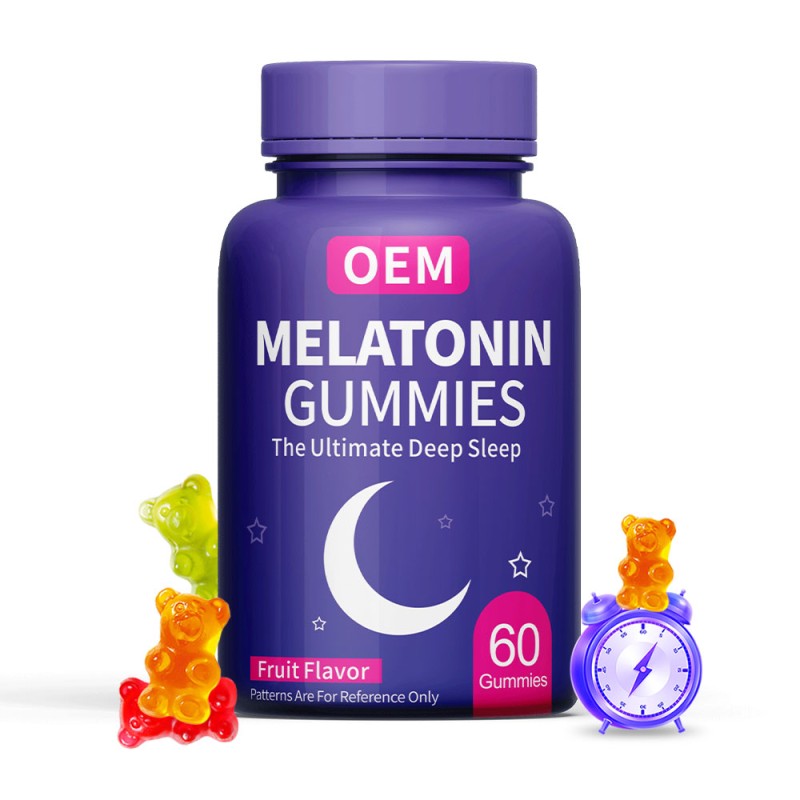 Melatonin Gummies Factory - OEM 60mg 10mg Sleep Aid Gummy Candy