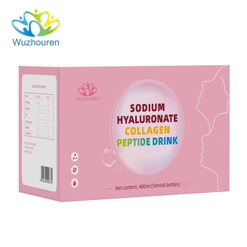 Collagen Peptide Drink Factory - OEM Sodium Hyaluronate Skin Texture Improve