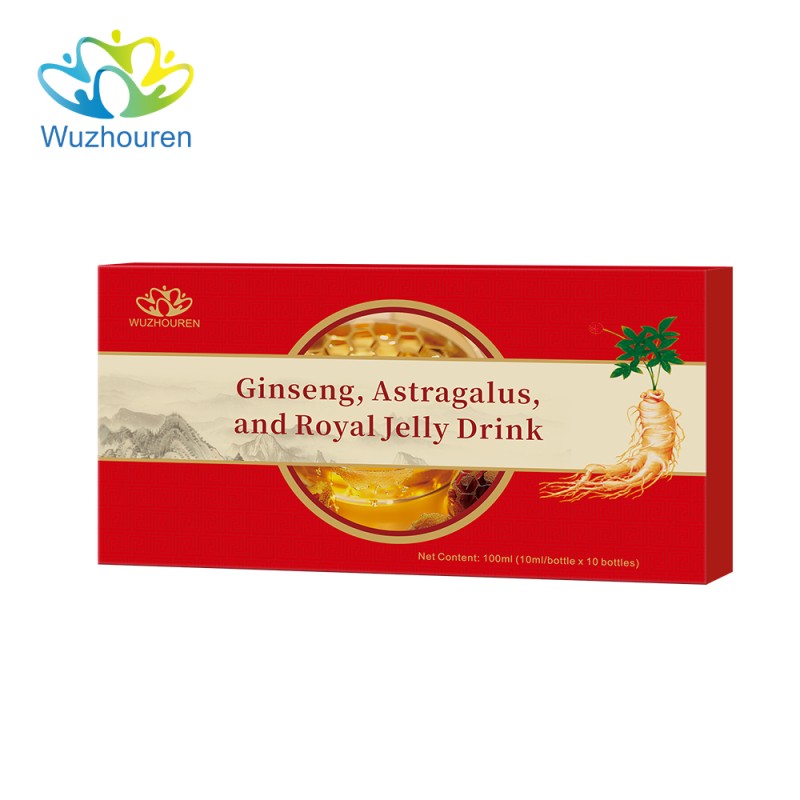 Gastrodia Ginseng Drink Manufacturer - OEM Senior Health Royal Jelly Beverage