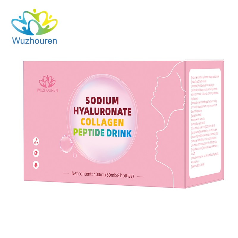 Collagen Peptide Drink Factory - OEM Sodium Hyaluronate Skin Texture Improve