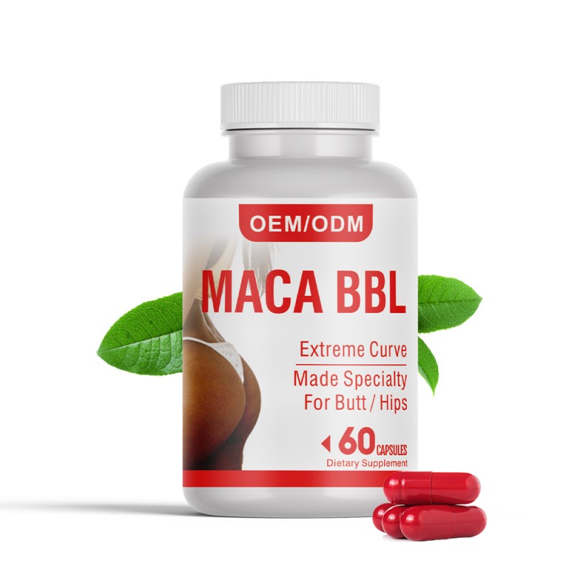 Maca Root Capsules Factory - OEM Butt Hips Enlargement Extract