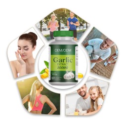 Garlic Oil Softgels Supplier - OEM 350mg Vegan Bulk Softgel Capsule
