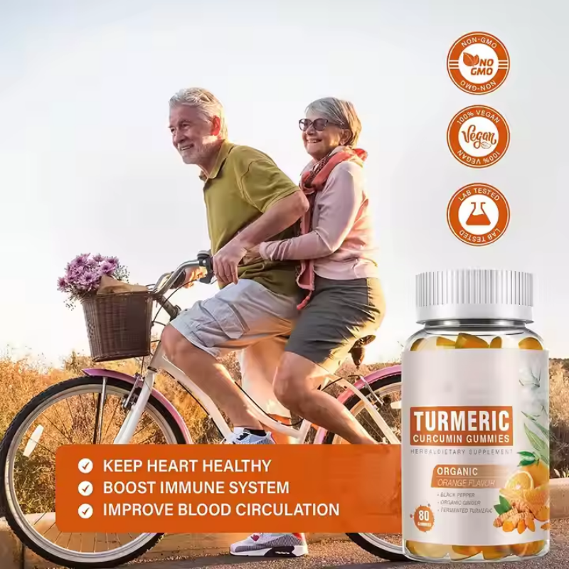 Turmeric Gummies Manufacturer - OEM Curcumin Black Pepper Ginger