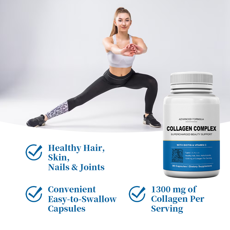 Collagen Whitening Capsules Factory - OEM Multi Collagen Biotin Vitamin C