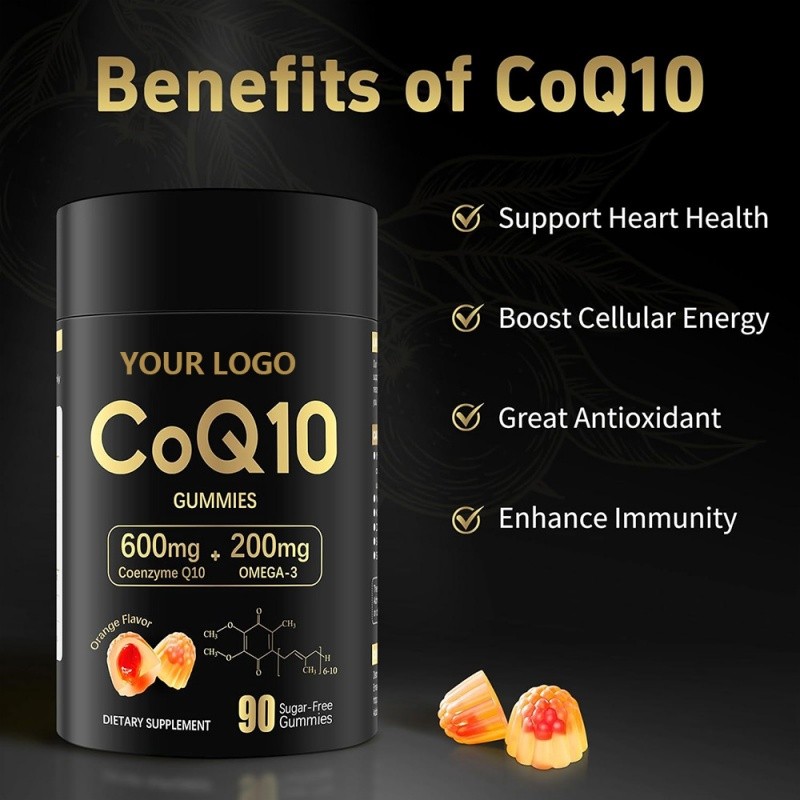 CoQ10 Gummies Supplier - OEM Sugar Free High Absorption
