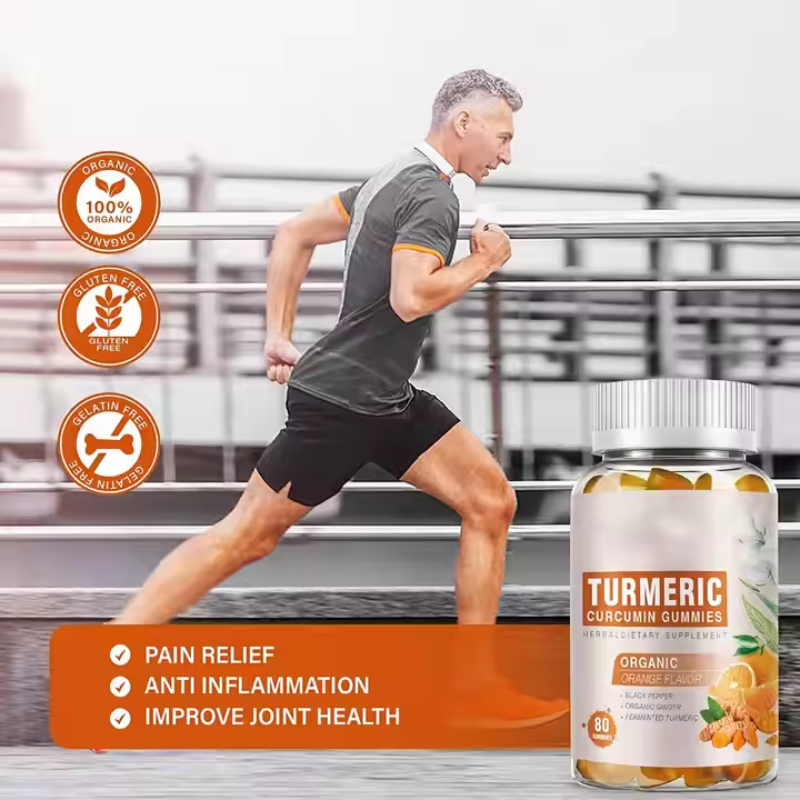 Turmeric Gummies Manufacturer - OEM Curcumin Black Pepper Ginger