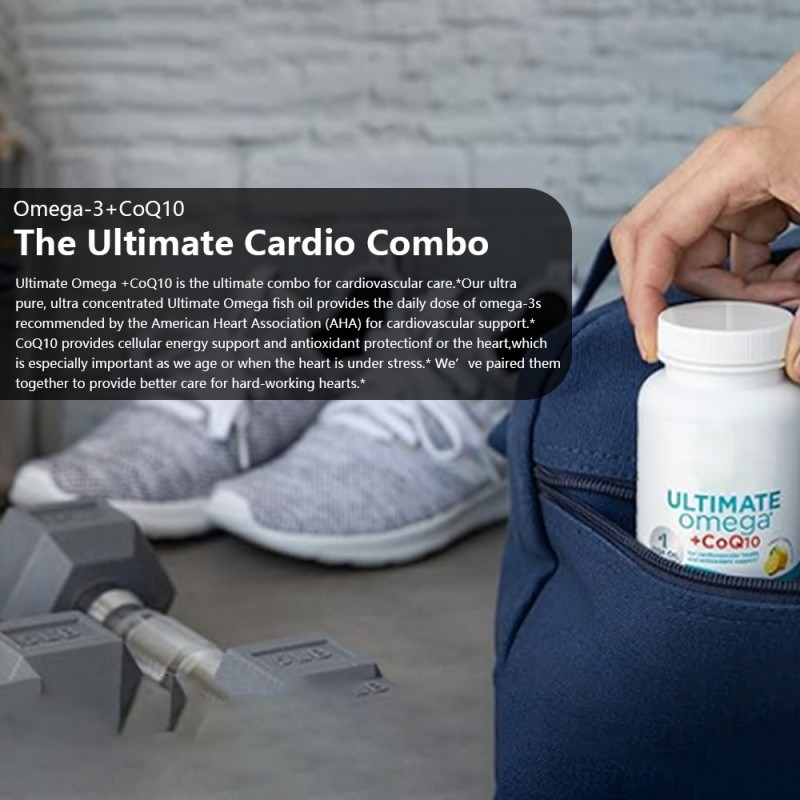 Omega-3 Softgels Manufacturer - OEM 1280mg with CoQ10 Soft Gels