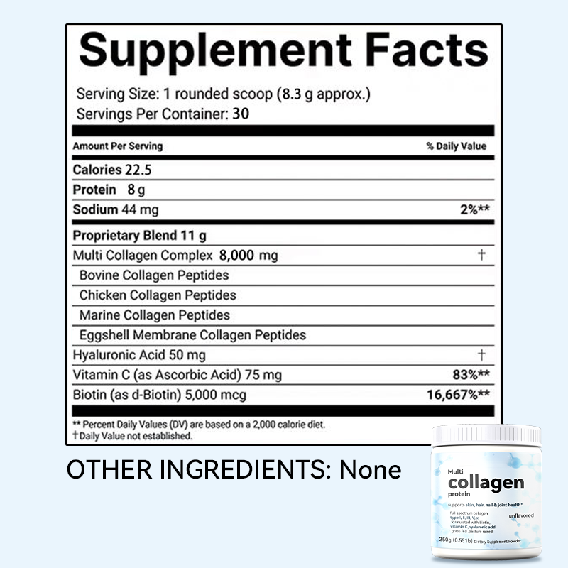 Collagen Peptides Powder Supplier - OEM Fish Hydrolyzed Protein Powder