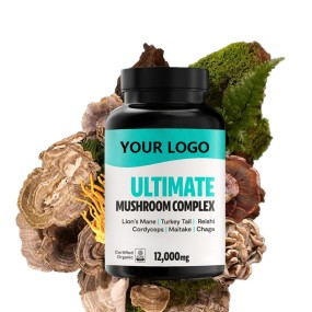 Mushroom Capsules Factory - OEM Lion's Mane Reishi Cordyceps Blend