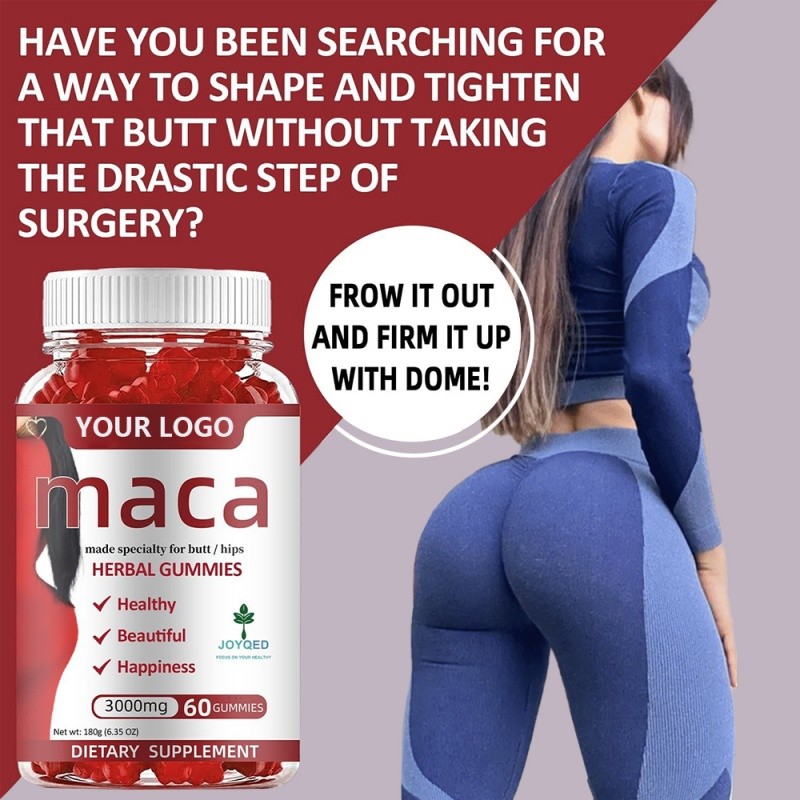 Maca Root Gummies Supplier - OEM Black Maca Fenugreek Energy Women