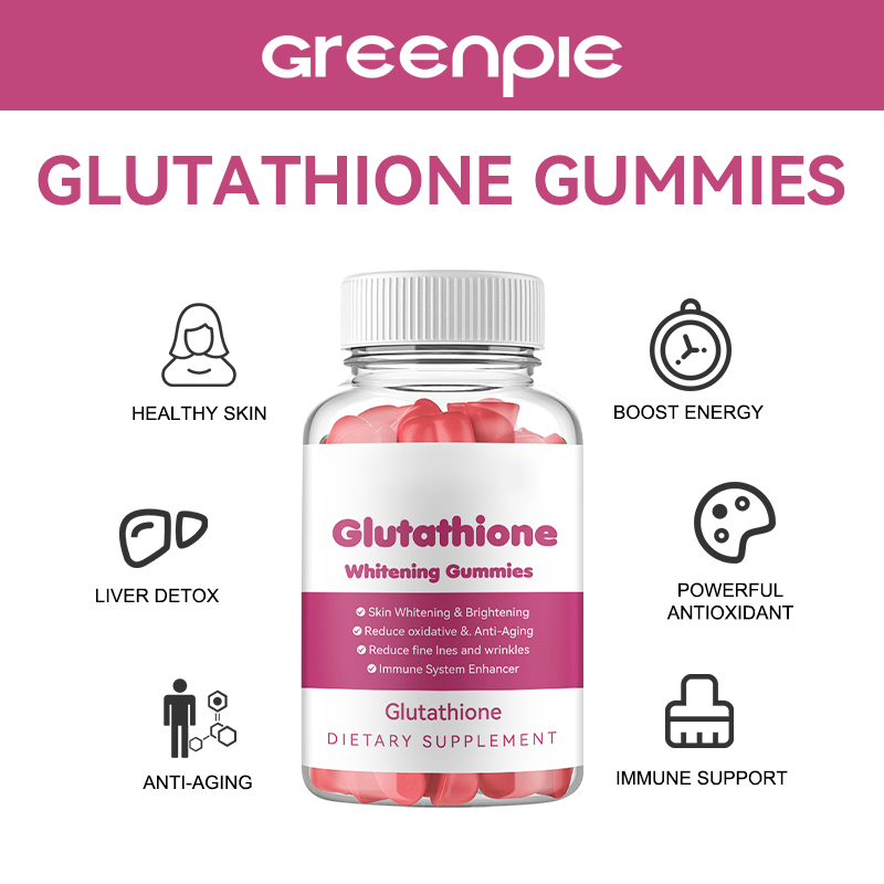 Glutathione Gummies Factory - OEM Collagen Skin Brightening Supplement