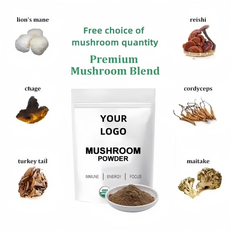 Mushroom Supplement Powder Supplier - OEM Reishi Lions Mane Cordyceps