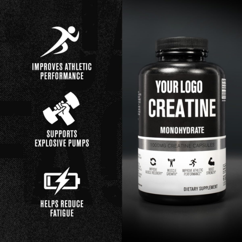 Creatine Capsules Factory - OEM Muscle Growth Sports Nutrition