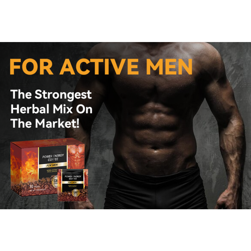 Black Latte Coffee Factory - OEM Organic Maca Men Boosting Beverage