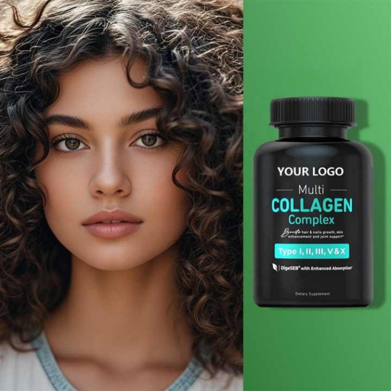 Multi Collagen Capsules Supplier - OEM Type I II III V X Blend