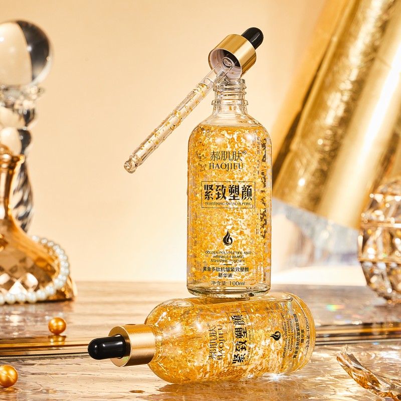 Anti Wrinkle Essence Supplier - OEM Gold Polypeptide Firming Light Lines