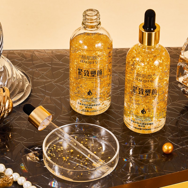 Anti Wrinkle Essence Supplier - OEM Gold Polypeptide Firming Light Lines