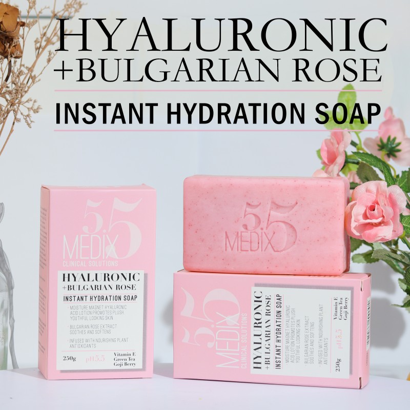Bath Soap Manufacturer - PH 5.5 Retinol Vitamin C Rose