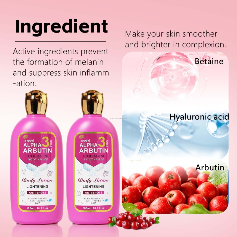 Body Lotion Supplier - Alpha Arbutin Collagen Vitamin E