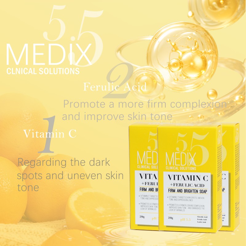 Bath Soap Manufacturer - PH 5.5 Retinol Vitamin C Rose