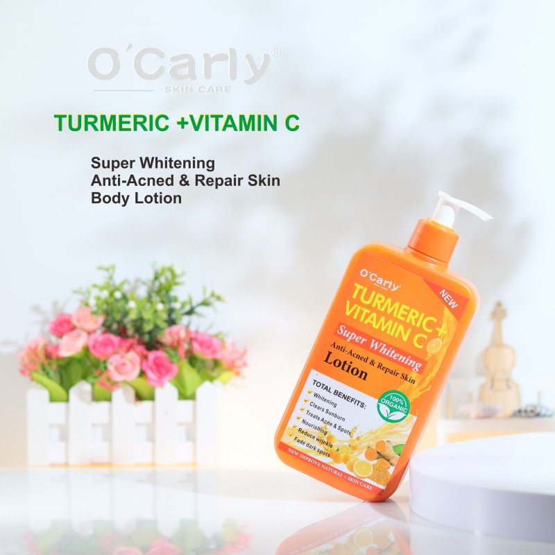 Body Lotion Manufacturer - Turmeric Vitamin C Whitening OEM