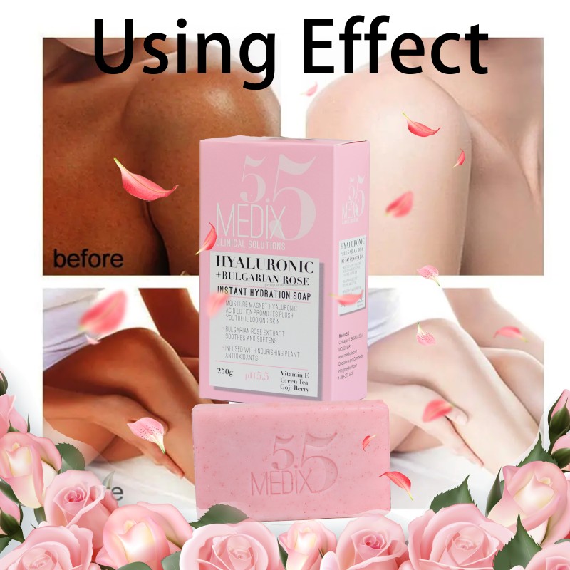 Bath Soap Manufacturer - PH 5.5 Retinol Vitamin C Rose