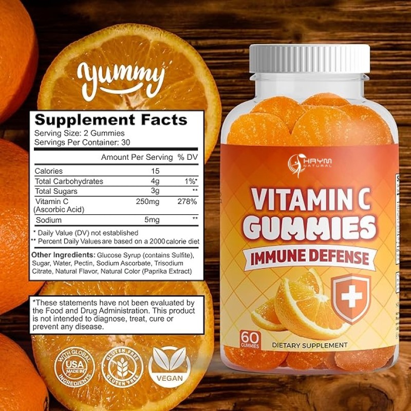 Vitamin C Gummies Supplier - OEM Organic High-efficiency Supplement