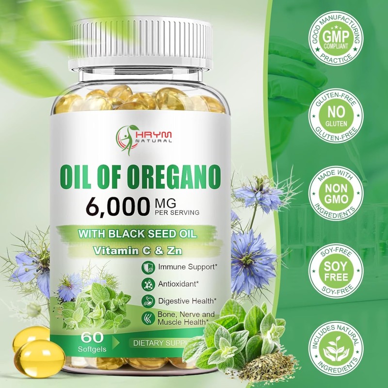 Oregano Capsules Manufacturer - OEM Natural Immunity Health Maintenance