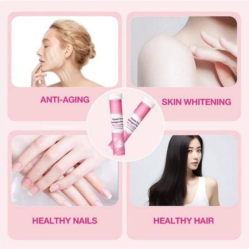 Vitamin C Effervescent Tablets Factory - OEM Collagen Biotin Anti-Aging