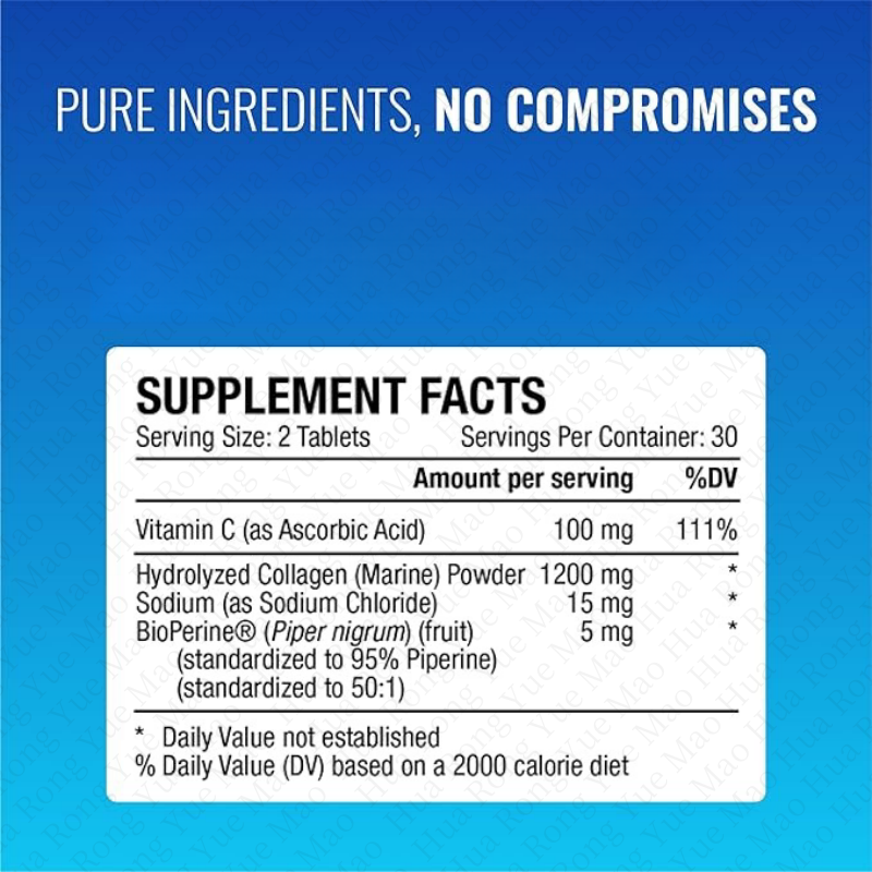 Marine Collagen Tablets Factory - OEM Vitamin C Sodium Peptide