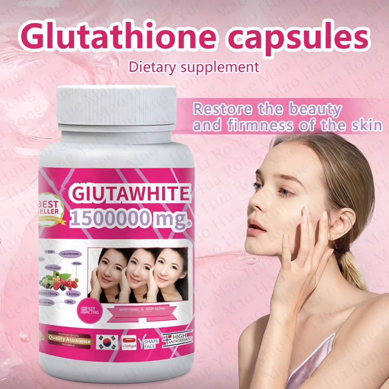 Glutathione Capsules Supplier - OEM S-acetyl 1500000mg Skin Whitening