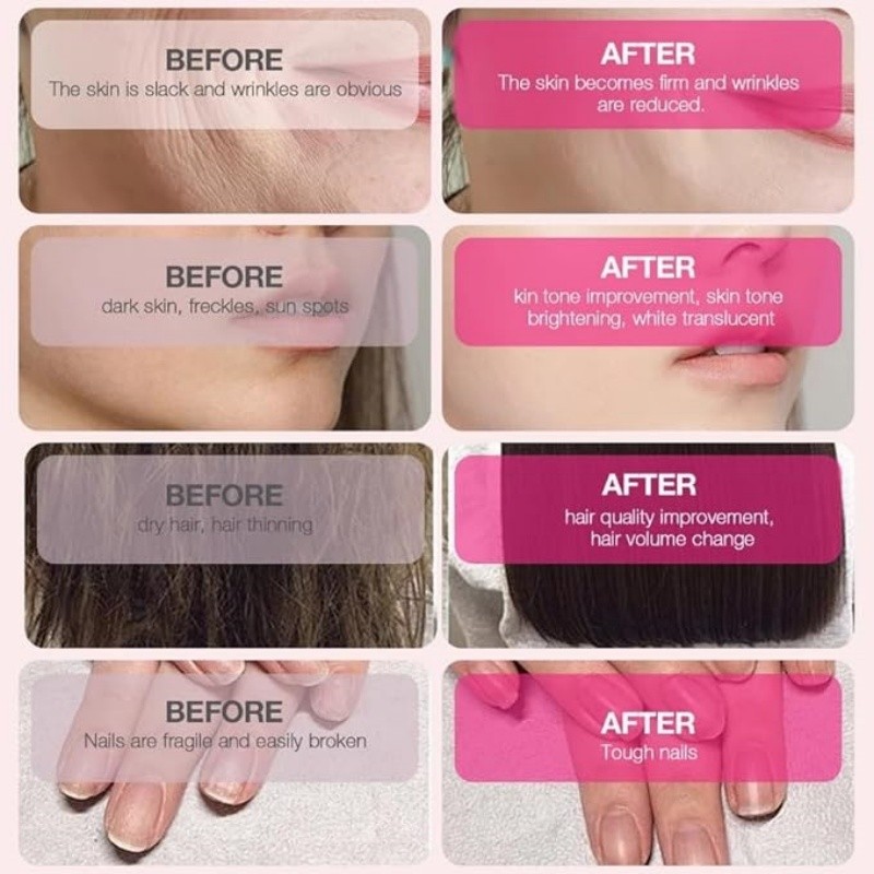 Vitamin C Effervescent Tablets Factory - OEM Collagen Biotin Anti-Aging