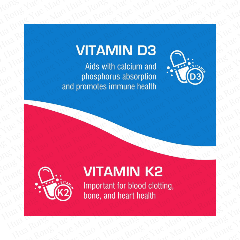 Vitamin D3 K2 Tablets Manufacturer - OEM Bone Joint Teeth Immune