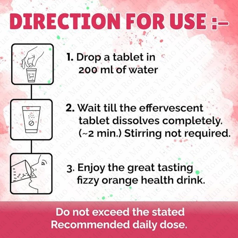 Biotin Effervescent Tablets Factory - OEM High Dosage Easy Absorption