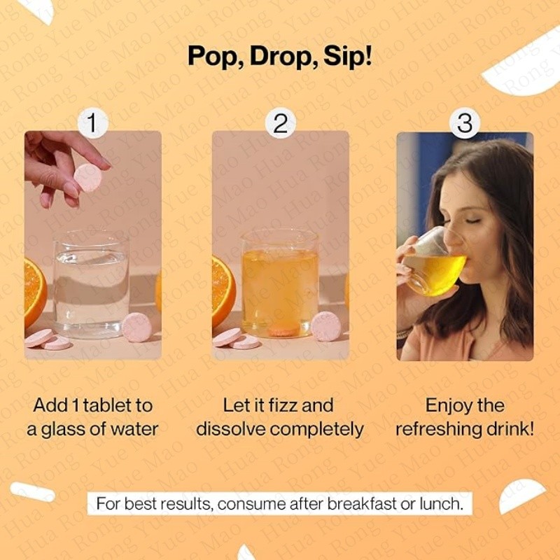 Glutathione Effervescent Tablets Factory - OEM Vitamin C Skin Whitening