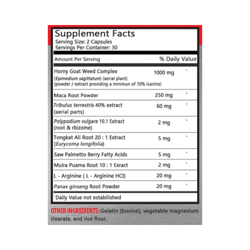Men Enhancement Capsules Factory - OEM Performance Size Change Supplement